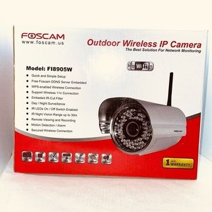 Foscam FI8905W Outdoor Bullet Wireless IP Camera - NOB